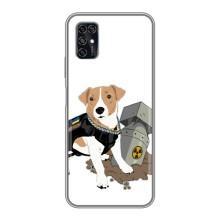 Чехол с принтом Собаки Патрон для ZTE Blade V2020 Smart (Пёс Патрон с ракетой)