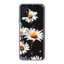 Чехол с ромашками на ZTE Blade V2020 Smart – Белые ромашки