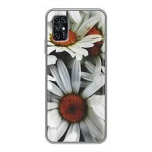 Чехол с ромашками на ZTE Blade V2020 Smart – Цветы Ромашки