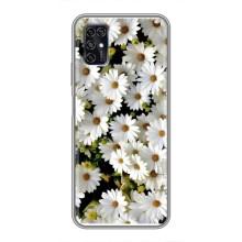 Чехол с ромашками на ZTE Blade V2020 Smart – Рамка в ромашках
