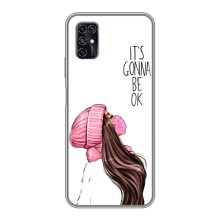 Чехол Стильные девушки на ZTE Blade V2020 Smart (Девушка в маске)