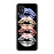 Чехол Стильные девушки на ZTE Blade V2020 Smart (Губы)