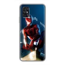 Чехол Супергерой Человека Паука на ZTE Blade V2020 Smart – Паук на доме
