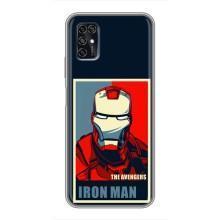 Чехол Супергерой Железный человек на ZTE Blade V2020 Smart – Art Iron man