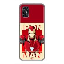 Чехол Супергерой Железный человек на ZTE Blade V2020 Smart – Iron man