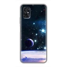 Чехол (ТПУ) с планетами на ZTE Blade V2020 Smart – Космический вид