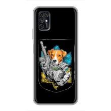 Чехол с принтом для ZTE Blade V2020 Smart – Патрон Воин