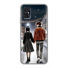 Чохол з дизайном Венздей 2 на ZTE Blade V2020 Smart – Венздей і Тайлер