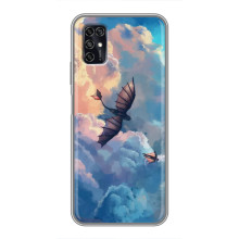 Чохол з принтом дракон Беззубик ZTE Blade V2020 Smart
