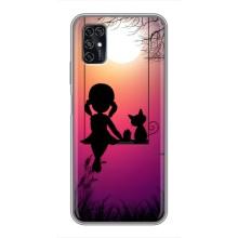 Девчачий Чехол для ZTE Blade V2020 Smart – На качели