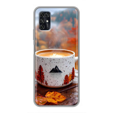 Чохол з унікальним дизайном 'Осінь з кавою' для ZTE Blade V2020 Smart – Кава на природі