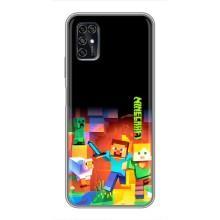 Чехлы для ZTE Blade V2020 Smart (Персонажи Майн Крафт) (Герой Майнкрафт)