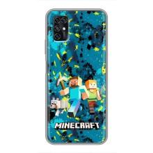 Чехлы для ZTE Blade V2020 Smart (Персонажи Майн Крафт) (Майнкрафт)