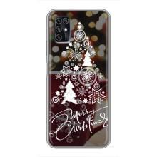 Рождественские Чехлы для ZTE Blade V2020 Smart (VPrint) (Елочка узорная)