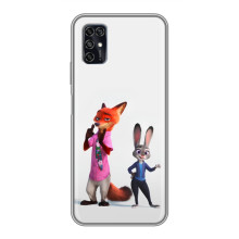 Силіконовий чохол з принтом Зоотрополіс для ZTE Blade V2020 Smart – Джуді і Нік