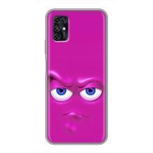 Силиконовые Чехлы (смешные стикеры) для ZTE Blade V2020 Smart – Хитрая мордочка