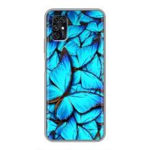 Силиконовый бампер с картинкой животных для ZTE Blade V2020 Smart (Крылья бабочек)