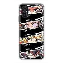 Силіконові чохлі з очіма Anime для ЗТЕ В2020 Смарт – Очі на чорному