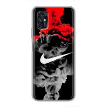 Силіконовый Чохол на ZTE Blade V2020 Smart з картинкою НАЙК (Nike дим)