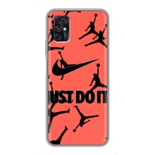 Силиконовый Чехол Nike Air Jordan на ЗТЕ В2020 Смарт