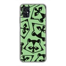 Силіконовий Чохол з Энотами  на ZTE Blade V2020 Smart – Мордочки Єнота