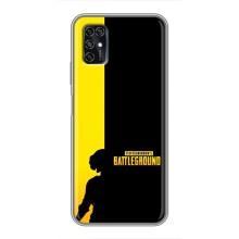 Чехол (TPU) с картинкой "Лого Пабг" на ЗТЕ В2020 Смарт (Battlegrounds)