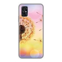 Силиконовый Чехол с одуванчиками на ZTE Blade V2020 Smart – Цветок-одуванчик