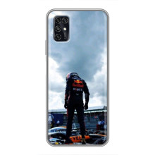 Чехол с прнтом Формула 1 на ZTE Blade V2020 Smart – Гонщик 44