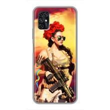 ЗСУ Чехлы (TPU) для ZTE Blade V2020 Smart – Женщина солдат