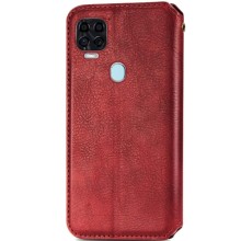 Кожаный чехол книжка GETMAN Cubic (PU) для ZTE Blade v2020 – Красный