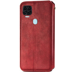 Кожаный чехол-книжка GETMAN Cubic (PU) для ZTE Blade v2020 – Красный