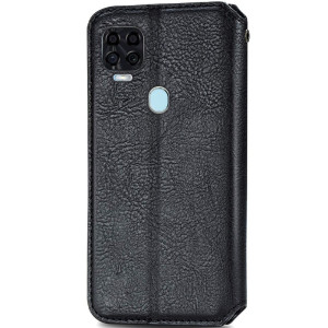 Кожаный чехол-книжка GETMAN Cubic (PU) для ZTE Blade v2020 – Черный