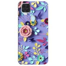 Чохли з квітами для ZTE Blade V2020 (VPrint) (Дизайн квітів)