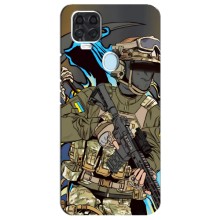 Чехлы с картинкой ЗСУ для ZTE Blade V2020 (AlphaPrint) (Воїн ЗСУ)