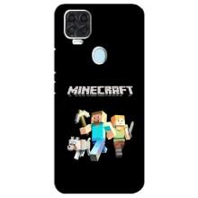 Чохол Майнкрафт на ZTE Blade V2020 (AlphaPrint) Minecraft (герої Minecraft)