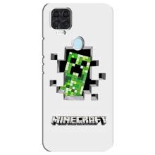 Чохол Майнкрафт на ZTE Blade V2020 (AlphaPrint) Minecraft (кріпер Майнкрафт)
