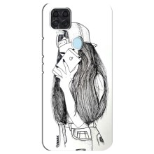 Чохол з друком для ZTE Blade V2020 - (Мода) (AlphaPrint) (Фото дівчини)