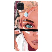 Чохол з друком для ZTE Blade V2020 - (Мода) (AlphaPrint) (Макіяж)