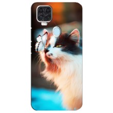Чохол на Блейд В2020 з Котиками (VPrint) (Котик з метеликом)