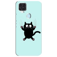 Чохол з принтом для ZTE Blade V2020 (AlphaPrint) Модні коти (Падаючий кіт)