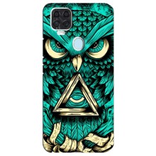 Чохол з пташками на ZTE Blade V2020 (VPrint) (Сова з оком)