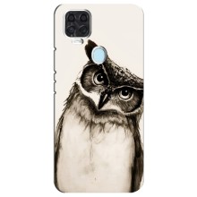 Чохол з пташками на ZTE Blade V2020 (VPrint) (Сова)