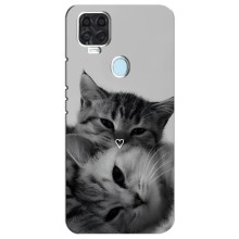 Чохол з малюнком кіт на ZTE Blade V2020 (Пара котів)