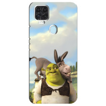 Чохол з мультфільмом Шрек на ZTE Blade V2020 – Шрек і осел