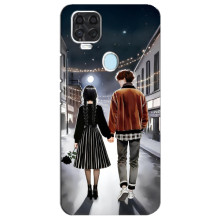 Чохол з дизайном Венздей 2 на ZTE Blade V2020 – Венздей і Тайлер