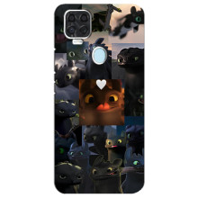 Чохол як приборкати дракона на ZTE Blade V2020 (Дракон колаж)