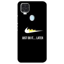 Чехол с логотипом Найк на ZTE Blade V2020 (Nike just do it)