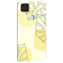 Силконовий чохол з принтом в квітах на ZTE Blade V2020