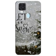 Новорічні, Святкові Чохли для ZTE Blade V2020 - 2024 год – Let it snow