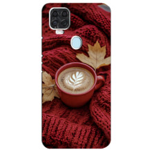 Чохол з унікальним дизайном 'Осінь з кавою' для ZTE Blade V2020 – Кава на ковдрі